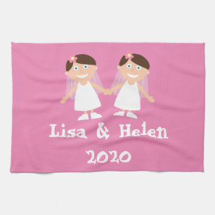 Gay Wedding Kitchen Towel