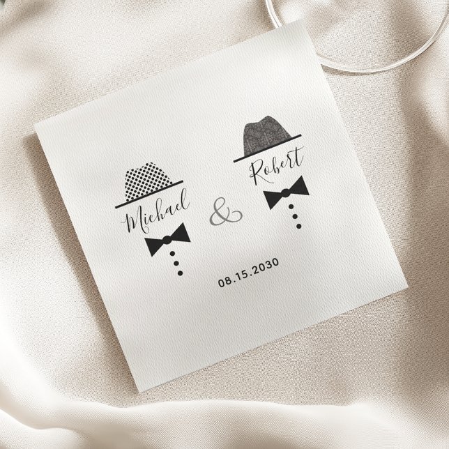 Gay Wedding Napkins (Creator Uploaded)