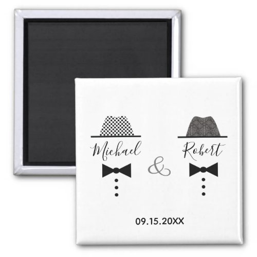 Gay Wedding Save The Date Magnet