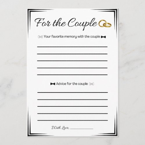 Gay Wedding Shower Game, For the couple 