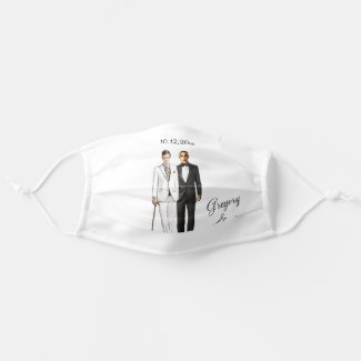 Gay Wedding Sultry Cloth Face Mask