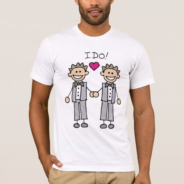Gay Wedding T-shirt (Front)