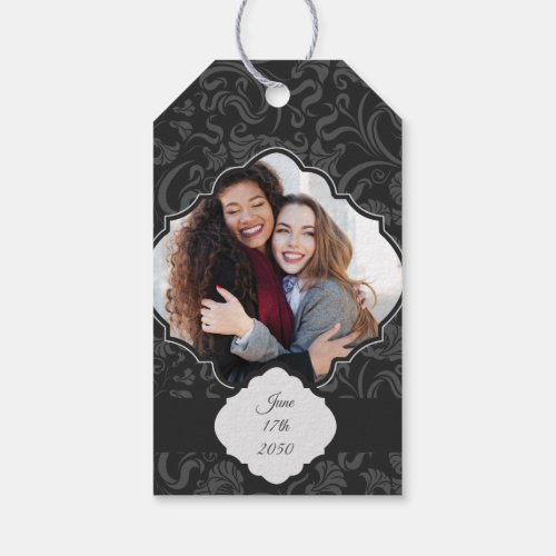 Gay Wedding Two Brides Photo Favor Gift Tags