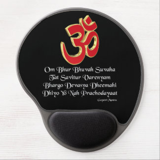 Gayatri mantra gel mouse pad