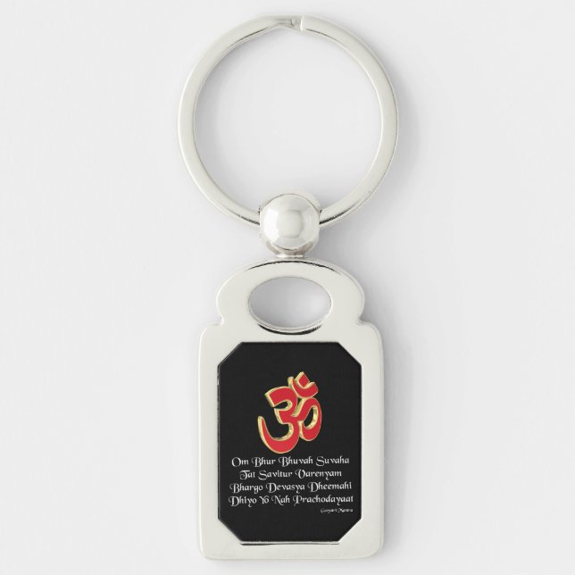 Gayatri mantra keychain (Front)
