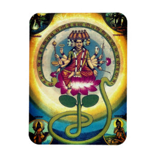 Gayatri Mantra (personification as a goddess) Magnet