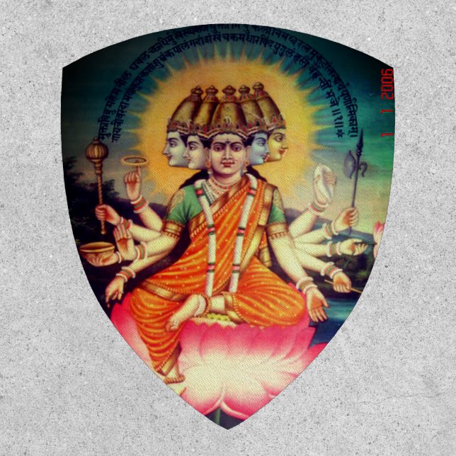  Gayatri Mantra (personification) Patch (Front)