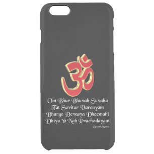 Gayatri mantra clear iPhone 6 plus case