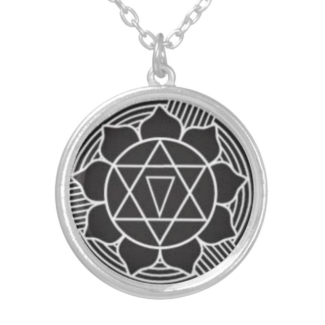 Gayatri Yantra Necklace Talisman (Front)