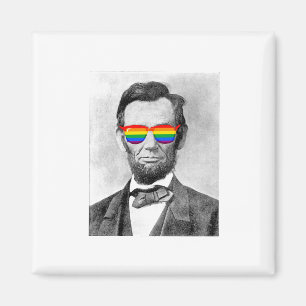 Gaybraham Lincoln Magnet
