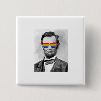 Gaybraham Lincoln Pinback Button