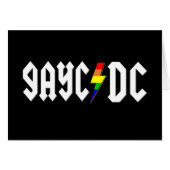 GayC/DC on Black (Front Horizontal)