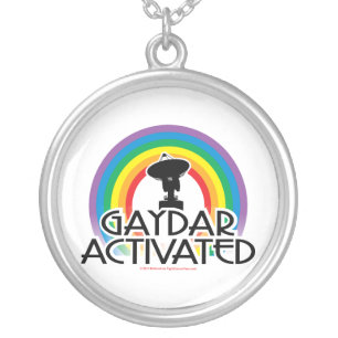 Gaydar Activated Silver Plated Necklace
