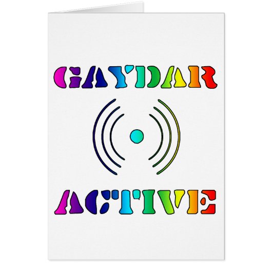 Gaydar Active II Cards (Front)