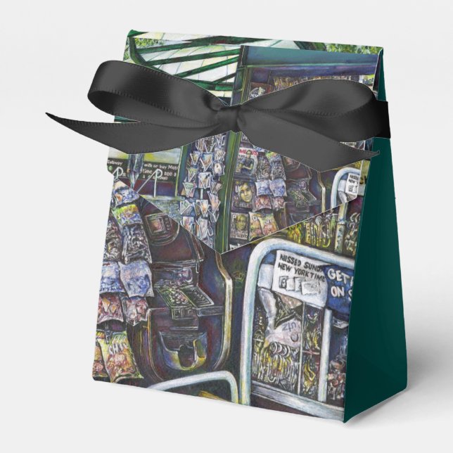 Gaye Elise Beda, Union Square, elegant, artistic,  Favor Boxes (Front Side)