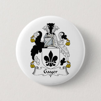 Gayer Family Crest Pinback Button