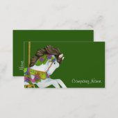 Gayle Carousel Horse Business Card (Front/Back)