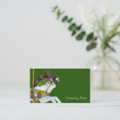 Gayle Carousel Horse Business Card (Standing Front)
