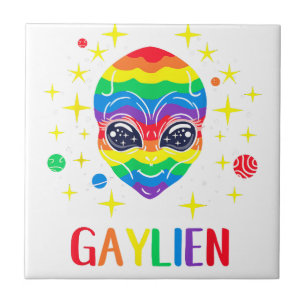 Gaylien Gay Pride Ceramic Tile
