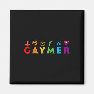 Gaymer Funny Lgbt Pride Gay Gamer Video Game Lover Magnet