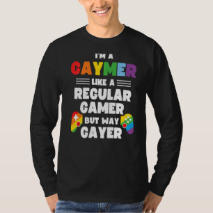 Gaymer  Gay Gamer Lgbt Pride Rainbow Controller Ga T-Shirt