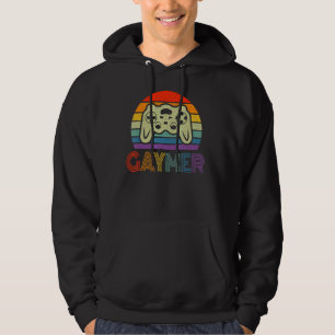 Gaymer Gay Pride Gamer Gaming Lgbtq Rainbow Flag 1 Hoodie