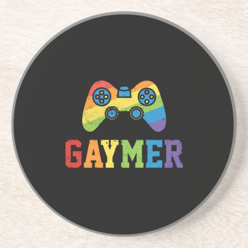 Gaymer LGBT Pride Geek Nerd Game Lover Coaster