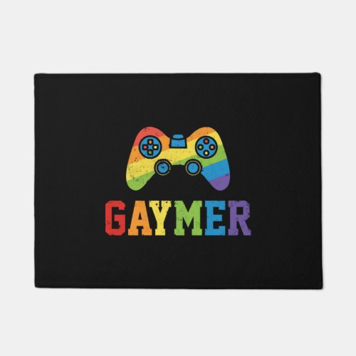 Gaymer LGBT Pride Geek Nerd Game Lover Doormat