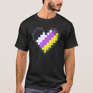 Gaymer Lgbt Retro Pride  Gender Non Binary Gamer H T-Shirt