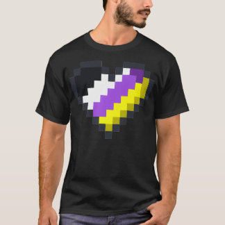 Gaymer LGBT Retro Pride  Gender Nonbinary Gamer He T-Shirt