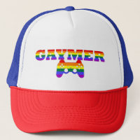 Gaymer, LGBTQ Gamers Gift Idea Trucker Hat