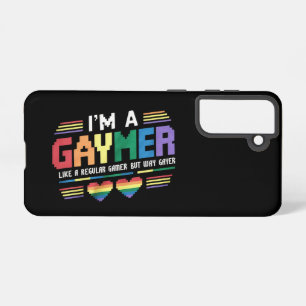 Gaymer Like A Regular Gamer But Way Gayer Gamer Samsung Galaxy S21 Case