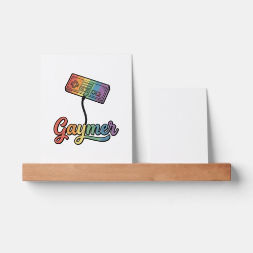 Gaymer Rainbow Gamer Vector Shirt Design_1 Picture Ledge