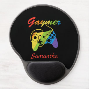Gaymer   Rainbow Video Game Controller   Gaming Gel Mouse Pad