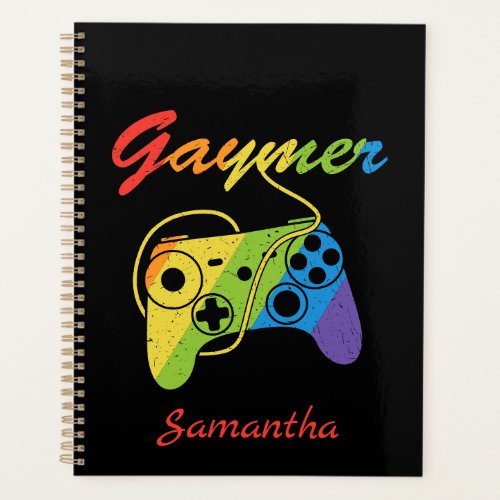 Gaymer  Rainbow Video Game Controller  Gaming Planner