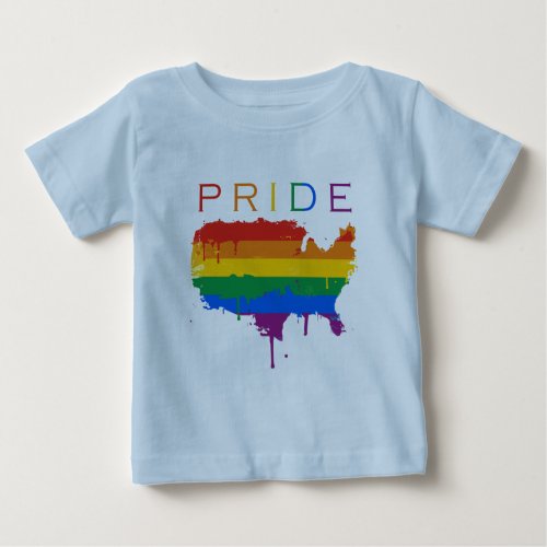 Gaymerican Pride Baby T_Shirt