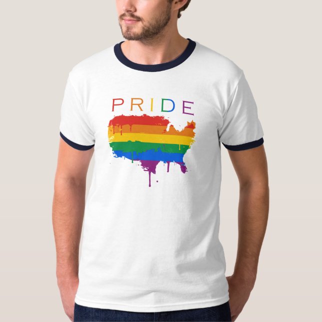 Gaymerican Pride T-Shirt (Front)