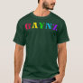 Gaynz Gay Gym Sport Queer LGBQT Colorful Quote  T-Shirt