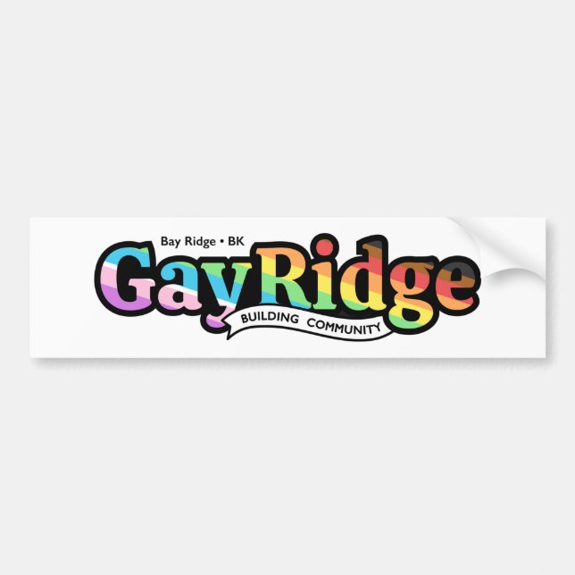 GayRidge Bumpersticker Bumper Sticker (Front)