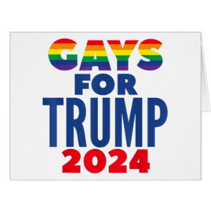 Gays For Trump 2024 Election Cards