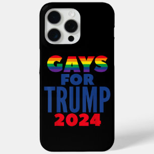 Gays For Trump 2024 Election iPhone 15 Pro Max Case
