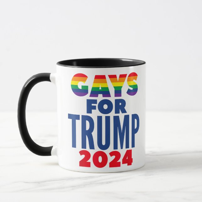 Gays For Trump 2024 Election Mug (Left)