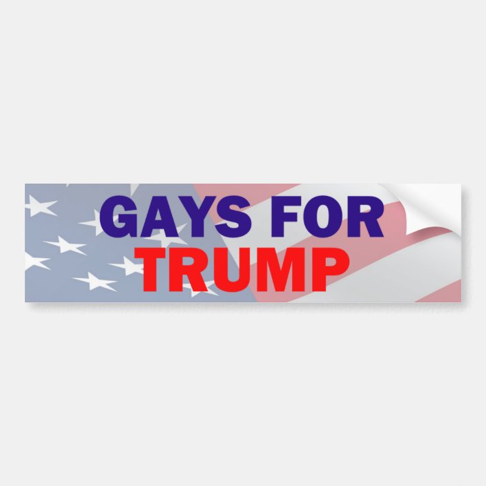 Gays For Trump Bumper Sticker 