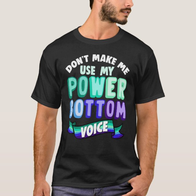 Gays Lgbt Pride Bottom T-Shirt (Front)