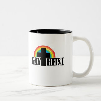Gaytheist Two-Tone Coffee Mug