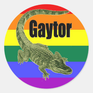 Gaytor Classic Round Sticker