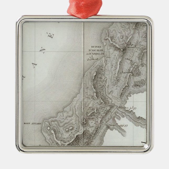 Gaza, Israel Metal Ornament (Front)