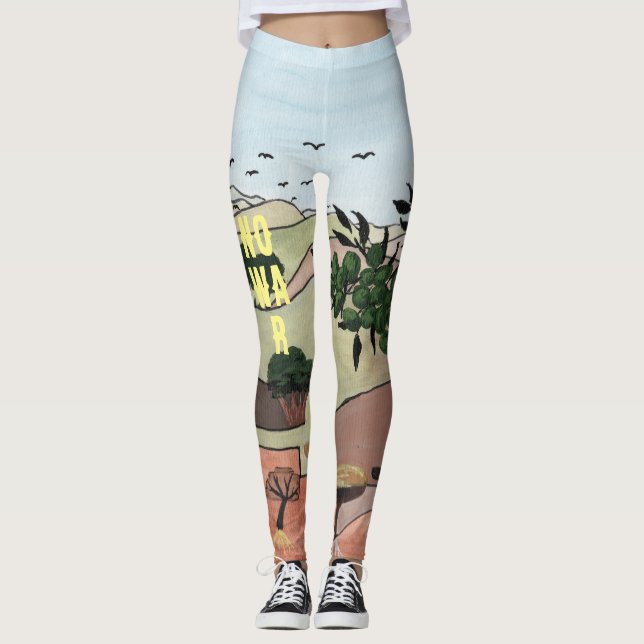 Gaza Peace Leggings (Front)