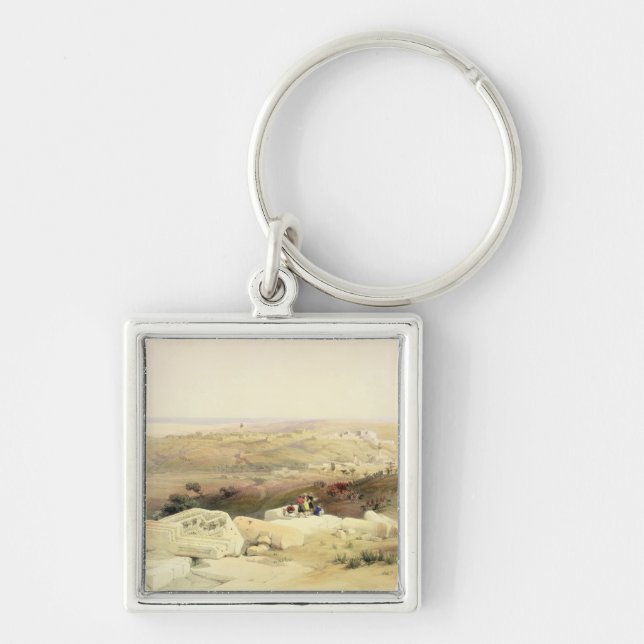 Gaza, plate from Volume II of 'The Holy Land' Keychain (Front)