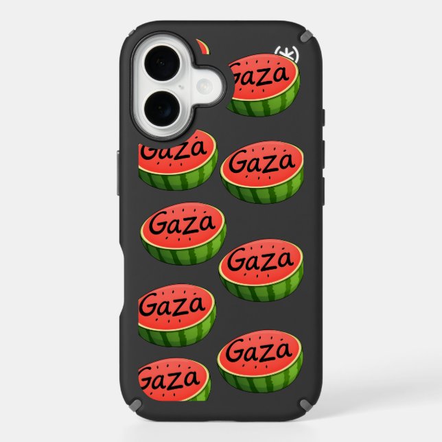 Gaza Watermelon Slice — Symbol of Resistance Speck iPhone Case (Front)